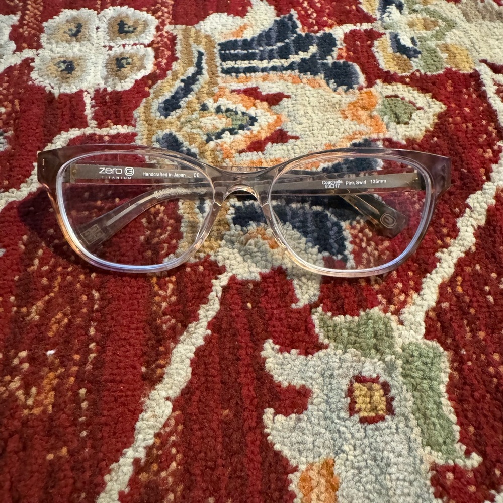 Zero G Titanium Eyeglasses Prescription Translucent Frames Unisex Japanese